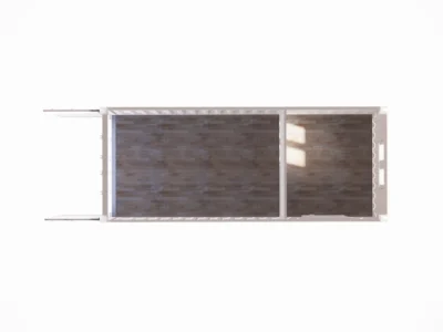 Bureau en container 20 pieds avec espace de stockage