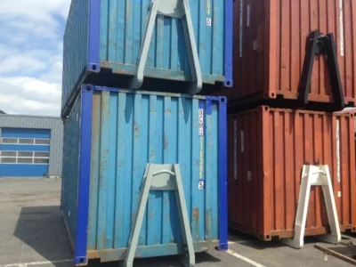 CONTAINER MARITIME 20 PIEDS SUR BERCE AMPLIROLL