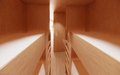 STUDIO CONTAINER ECOLOGIA 40 PIEDS 23 M² HABITABLES  2 CHAMBRES