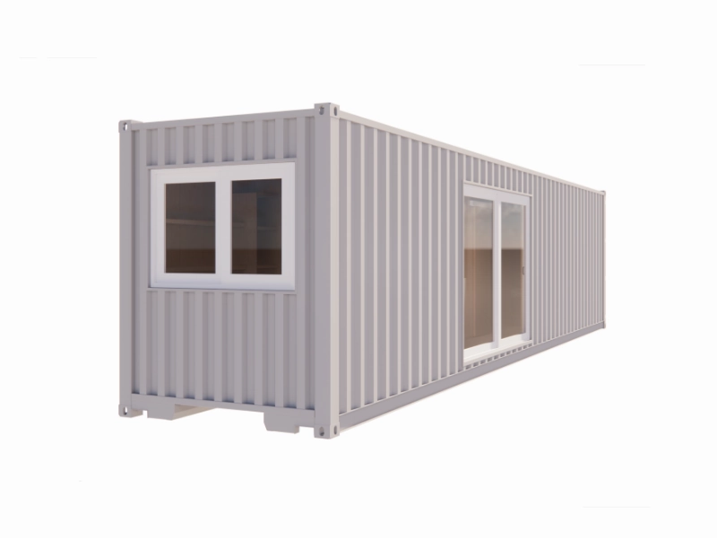 STUDIO CONTAINER ECOLOGIA 40 PIEDS 23 M² HABITABLES  2 CHAMBRES