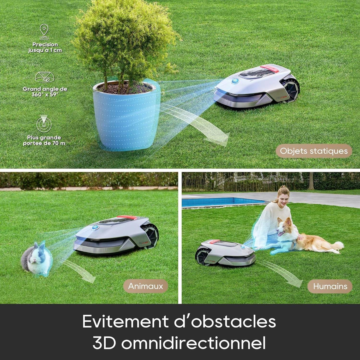 Tondeuse robot Dreame A1 Gris