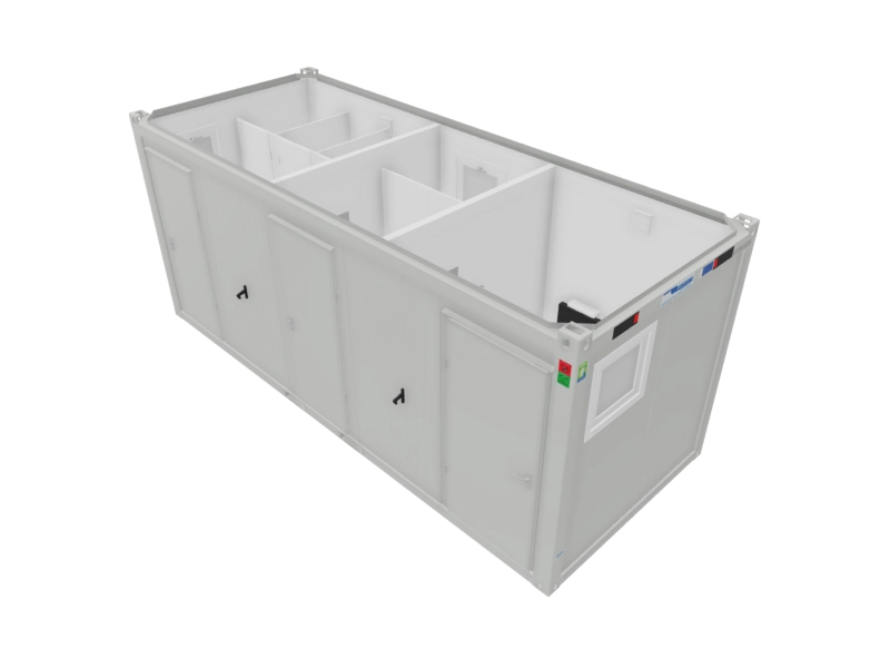 BUNGALOW TOILETTES ACCÈS PMR 14,7 M² : 5 WC  20 PIEDS