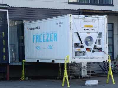 JEU DE 4 BÉQUILLES POUR CONTAINERS MARITIMES