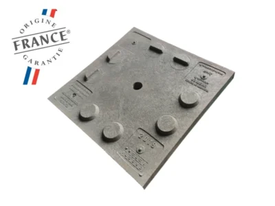 PLAQUE DE CALAGE POUR CONTAINERS SUR SOLS DURS