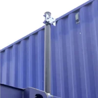 POTEAU DE FIXATION D’ÉCLAIRAGES ET CAMÉRAS SUR CONTAINERS MARITIMES