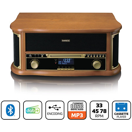 Lenco - TCD-2571WD Classic Phono