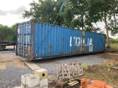 CONTAINER MARITIME 40 PIEDS DRY DERNIER VOYAGE