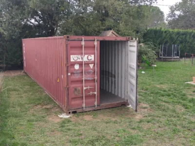 CONTAINER MARITIME 40 PIEDS DRY DERNIER VOYAGE