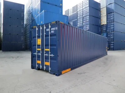 CONTAINER MARITIME 40 PIEDS HIGH CUBE PREMIER VOYAGE DOUBLE PORTES